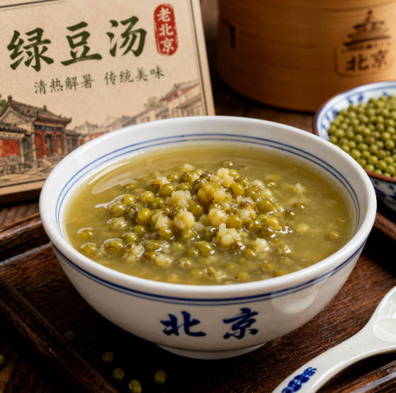悠悠夏季，清甜一碗，绿豆汤！
